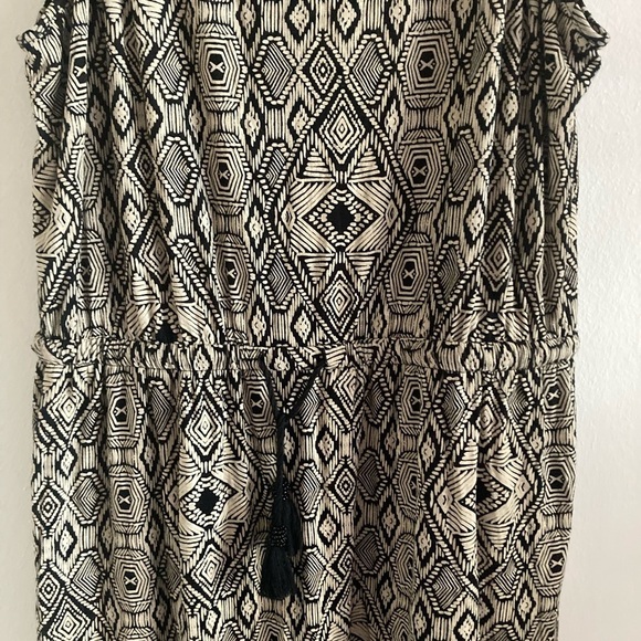 Lucky Brand Jersey Tank Dress XL Geo Aztec Boho - Picture 7 of 15